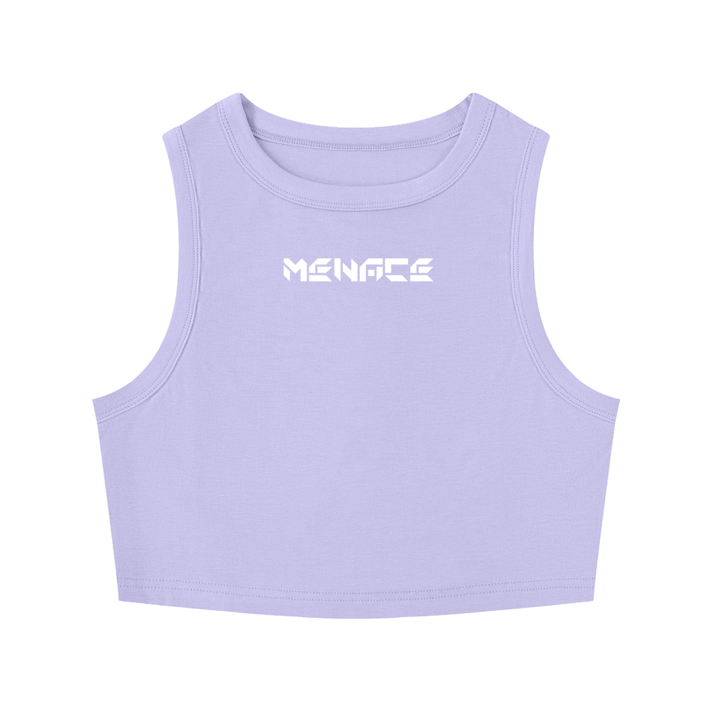 Lavender Menace Tight Crewneck Crop Tank Top