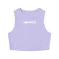 Lavender Menace Tight Crewneck Crop Tank Top