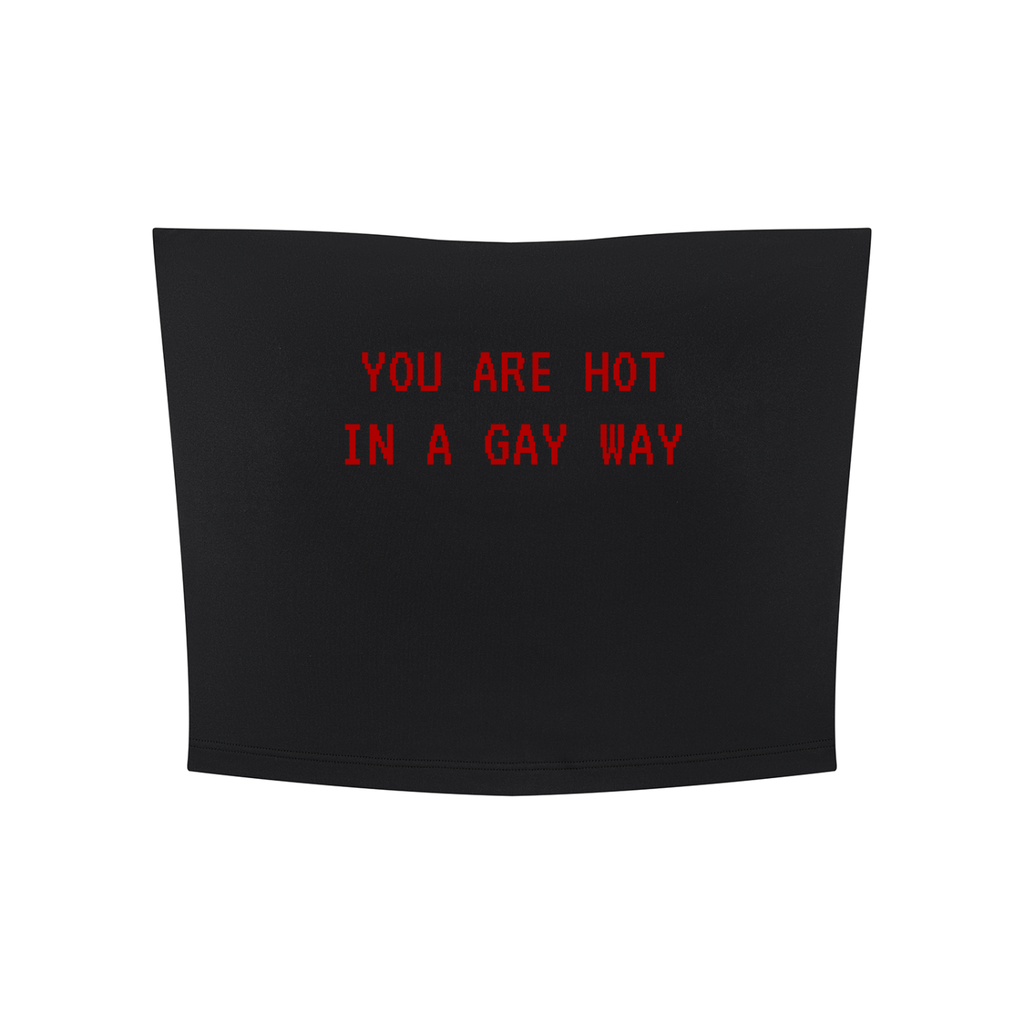 You Are Hot In A Gay Way Yoga Cropped Tube Top