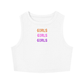 Girls Girls Girls Tight Crewneck Crop Tank Top