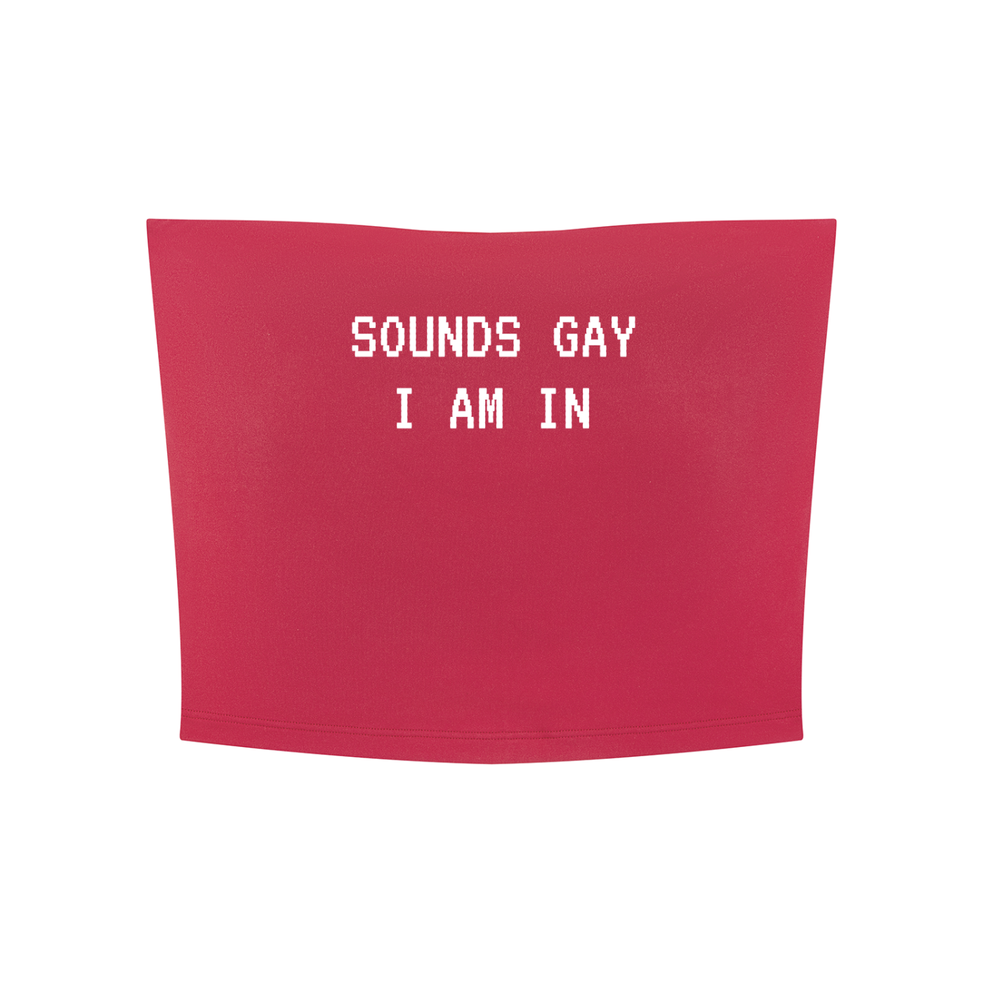 Sounds Gay I Am In Yoga Cropped Tube Top